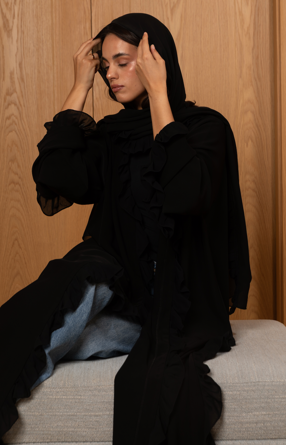 Black Ruffles